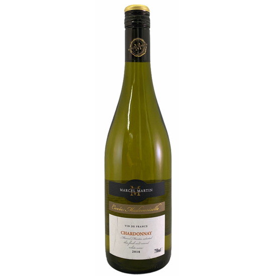 Bottle of Marcel Martin Chardonnay Vin de France