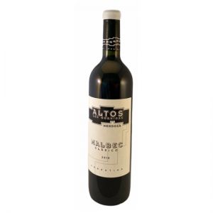 Bottle of Altos Malbec