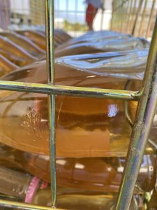 Wine bottles at Krone vineyard