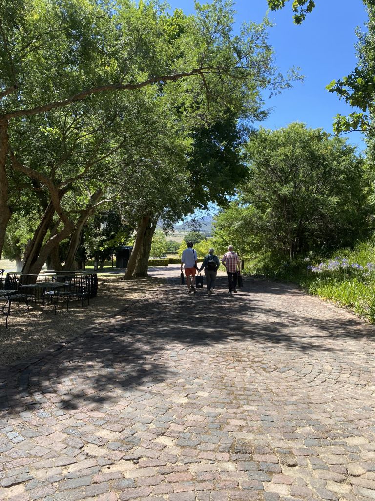 Making our way out of Krone winery